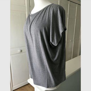 Prana Keyhole-Back Rowena Top in Taupe Grey